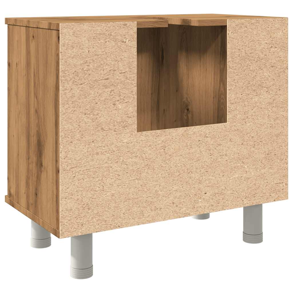Armadietto Bagno Artigianale 60x32x53,5 cm Legno Multistrato | homemem39