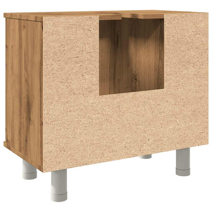Armadietto Bagno Artigianale 60x32x53,5 cm Legno Multistrato | homemem39