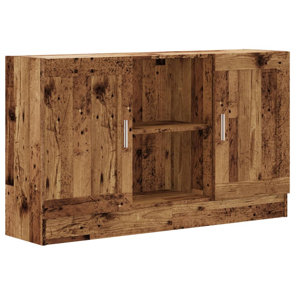 Credenza Legno Antico 120x30,5x70 cm in Truciolato - homemem39