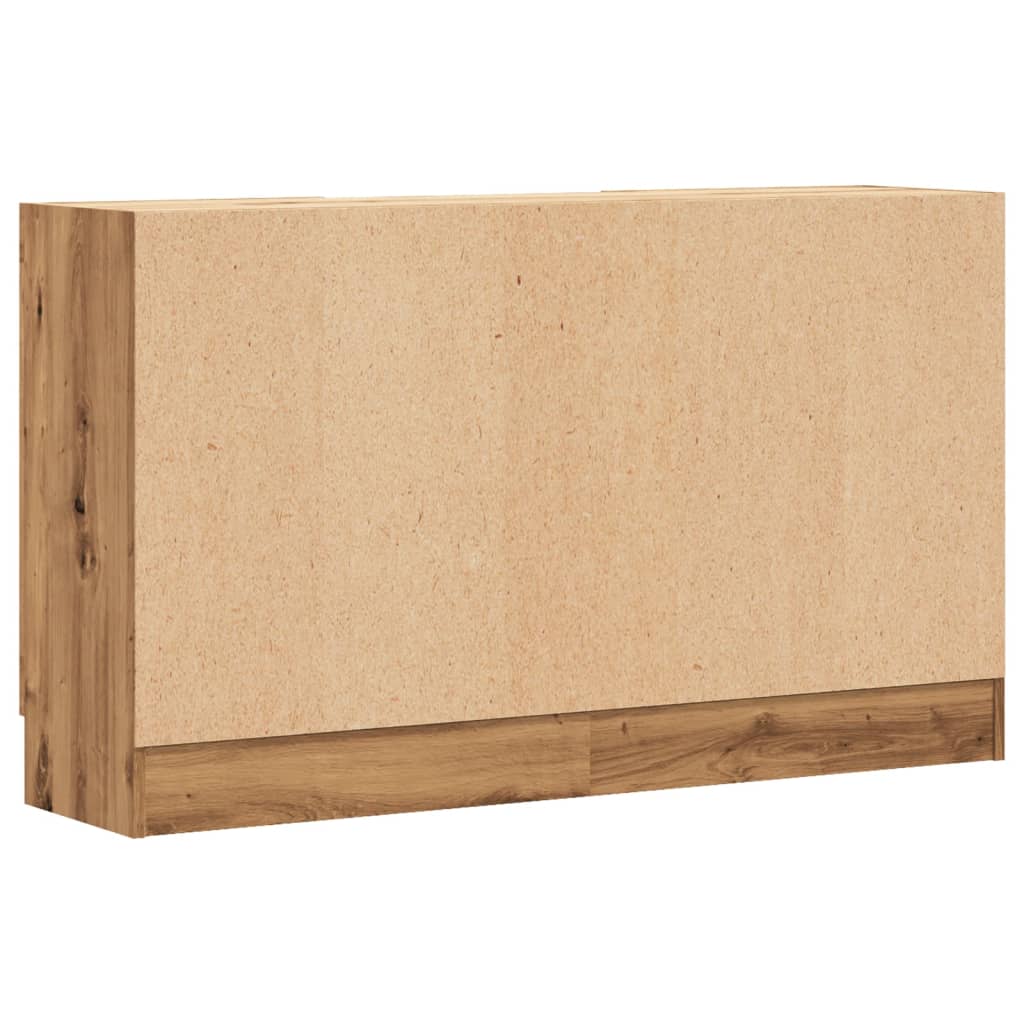 Credenza Rovere Artigianale 120x30,5x70 cm in Truciolato - homemem39
