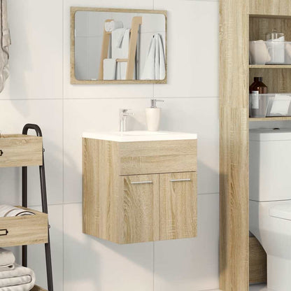 Mobile Lavabo Bagno Rovere Sonoma 41x38,5x46 cm in Truciolato | homemem39