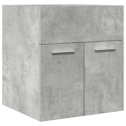 Mobile Lavabo Bagno Grigio Cemento 41x38,5x46 cm in Truciolato | homemem39