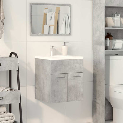 Mobile Lavabo Bagno Grigio Cemento 41x38,5x46 cm in Truciolato | homemem39