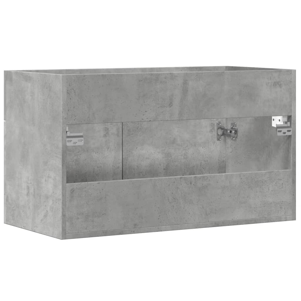 Mobile Sottolavabo Grigio Cemento 80x38,5x46 cm Multistrato | homemem39