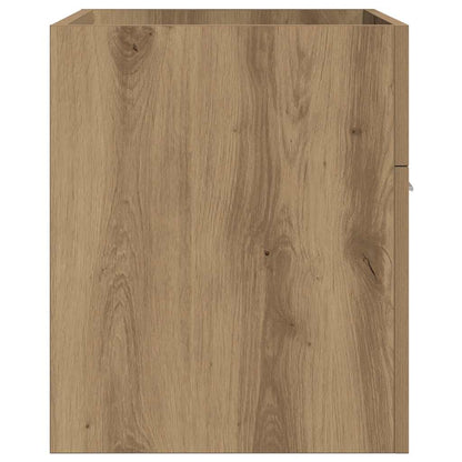 Mobile Lavabo Bagno Rovere Artigianale 90x38,5x46cm Multistrato | homemem39