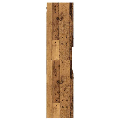 Mobile Pensile da Bagno Legno Antico 30x30x130 cm in Truciolato | homemem39