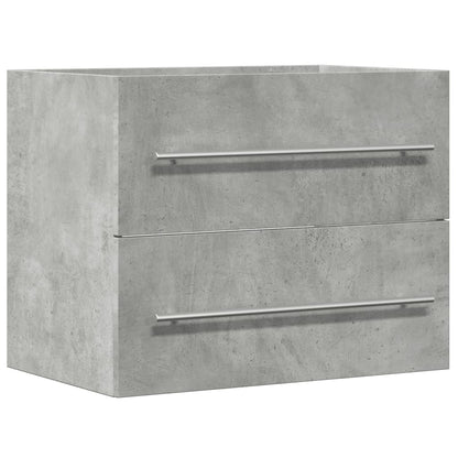 Mobile Lavabo Grigio Cemento 60x38,5x48 cm in Legno Multistrato | homemem39