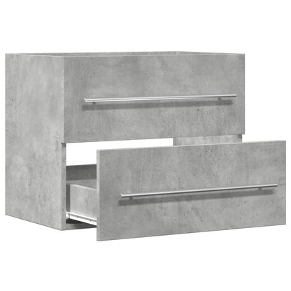 Mobile Lavabo Grigio Cemento 60x38,5x48 cm in Legno Multistrato | homemem39
