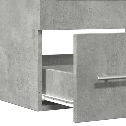 Mobile Lavabo Grigio Cemento 60x38,5x48 cm in Legno Multistrato | homemem39