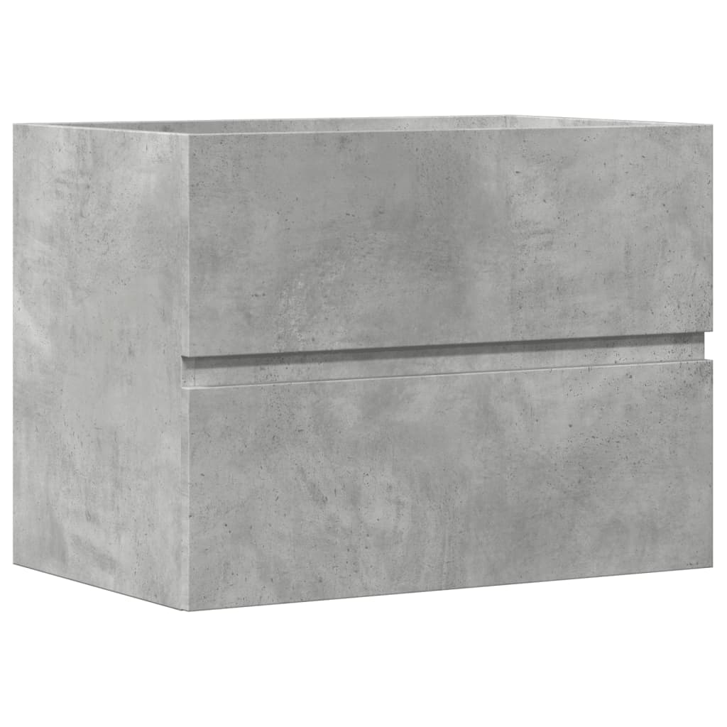 Armadietto da Bagno Grigio Cemento 60x38,5x45cm in Truciolato | homemem39
