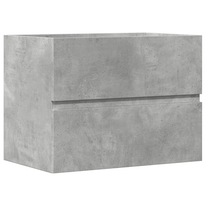 Armadietto da Bagno Grigio Cemento 60x38,5x45cm in Truciolato | homemem39