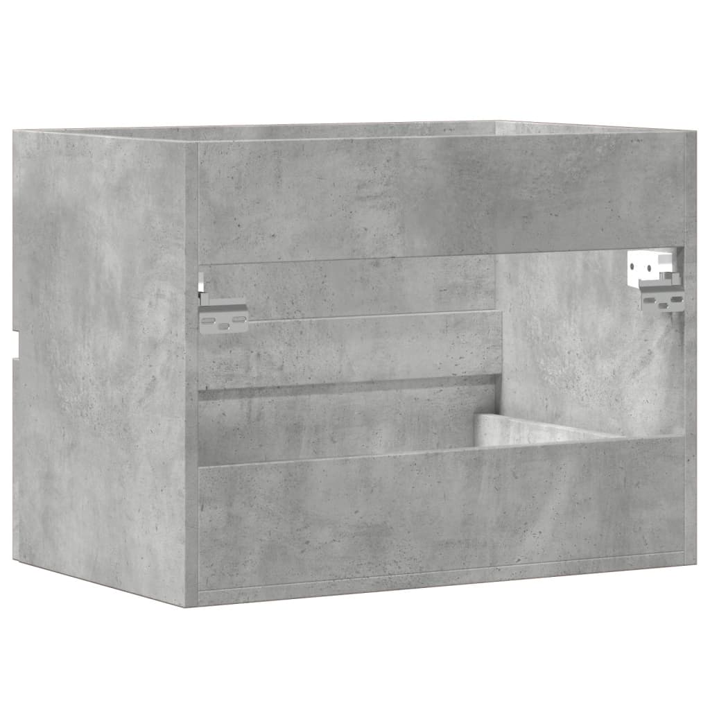 Armadietto da Bagno Grigio Cemento 60x38,5x45cm in Truciolato | homemem39