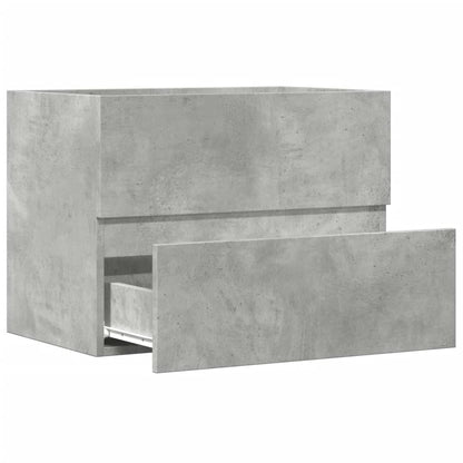 Armadietto da Bagno Grigio Cemento 60x38,5x45cm in Truciolato | homemem39