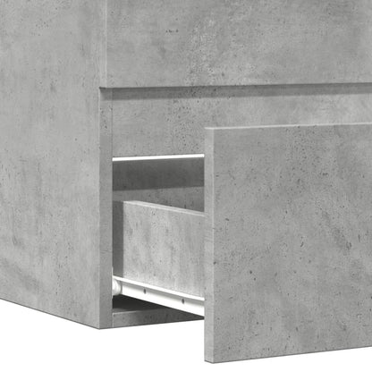 Armadietto da Bagno Grigio Cemento 60x38,5x45cm in Truciolato | homemem39