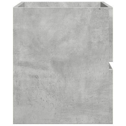 Mobile Lavabo Grigio Cemento 90x38,5x45 cm in Legno Multistrato | homemem39
