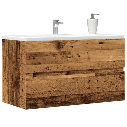 Mobile Lavabo Legno Antico 90x38,5x45 cm in Truciolato | homemem39