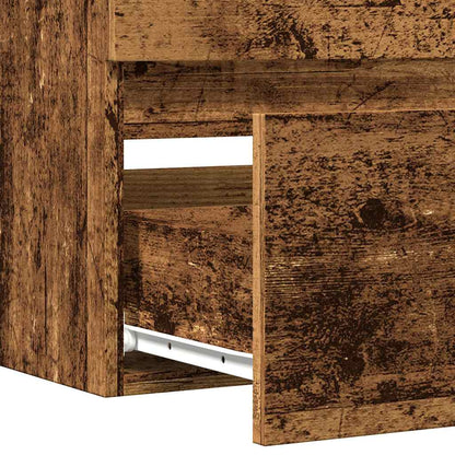 Mobile Lavabo Legno Antico 100x38,5x45 cm in Legno Multistrato