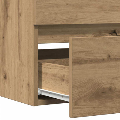 Mobile Lavabo Rovere Artigianale 100x38,5x45 cm Multistrato | homemem39