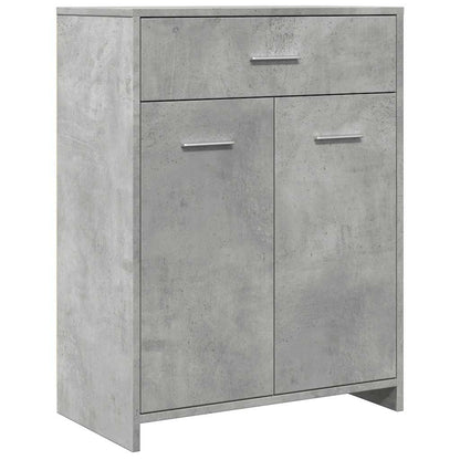 Mobile da Bagno Grigio Cemento 60x33x80 cm in Legno tecnico | homemem39