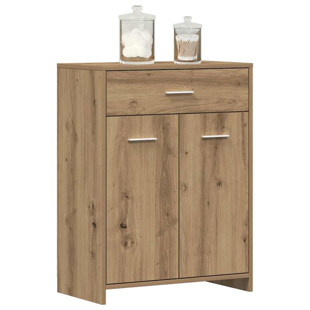 Armadietto Bagno Rovere 60x33x80 cm Legno tecnico | homemem39