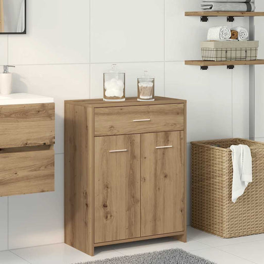 Armadietto Bagno Rovere 60x33x80 cm Legno tecnico | homemem39
