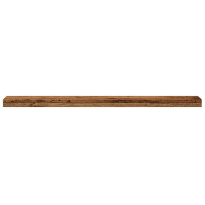 Mensole a Parete 4 pz Legno Antico 40x10x1,5 cm in Truciolato - homemem39