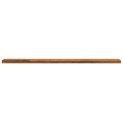 Ripiani Libreria 4 pz Legno Vecchio 60x10x1,5 cm in Truciolato - homemem39