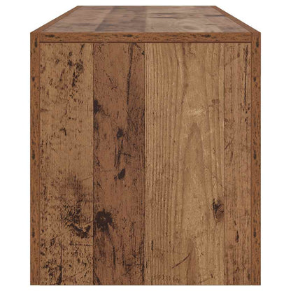 Mobile Porta TV con LED Legno Antico 140x36,5x40 cm Multistrato - homemem39