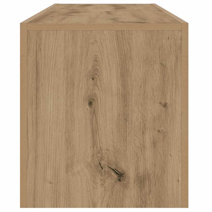 Mobile Porta TV con LED Artigianale 140x36,5x40 cm Multistrato - homemem39