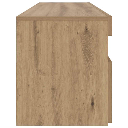 Mobile Porta TV con LED Artigianale 90x35x40 cm Multistrato - homemem39