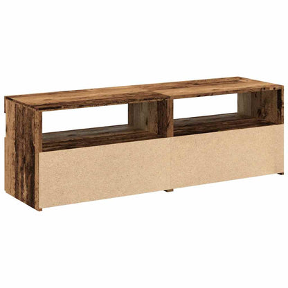 Mobili Porta TV con LED 2 pz Legno Antico in Legno Multistrato - homemem39