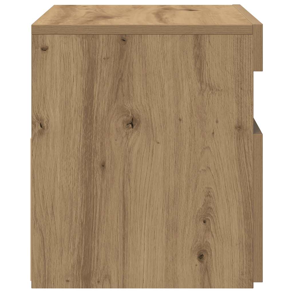 Mobile Porta TV con LED Artigianale 60x35x40 cm Multistrato - homemem39