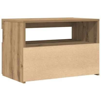 Mobile Porta TV con LED Artigianale 60x35x40 cm Multistrato - homemem39