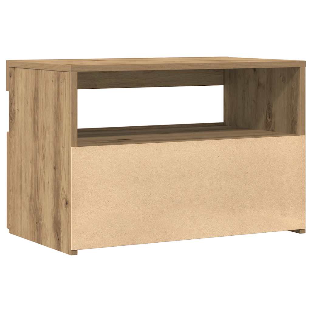 Mobili Porta TV con LED 2 pz Artigianale in Legno Multistrato - homemem39