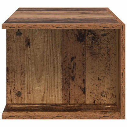 Mobile Porta TV con LED Legno Antico 90x39x30 cm Multistrato - homemem39