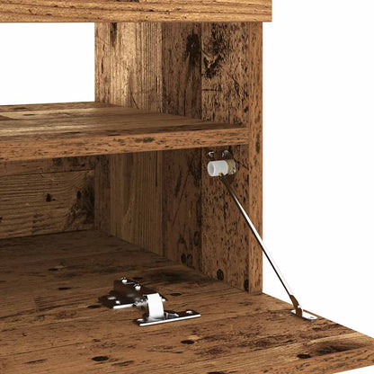 Mobile Porta TV con LED Legno Antico 100x35x40 cm Truciolato - homemem39