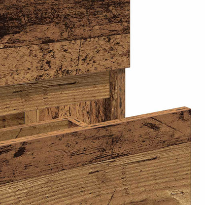 Mobile da Bagno con Specchio in Legno Antico Legno Multistrato | homemem39