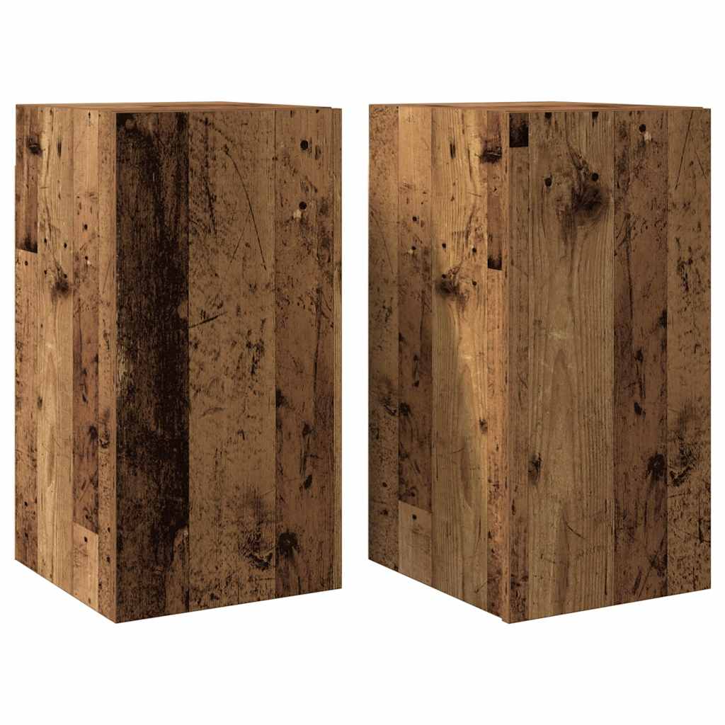Mobili TV 2 pz Legno Antico 30,5x30x60 cm in Legno Multistrato - homemem39