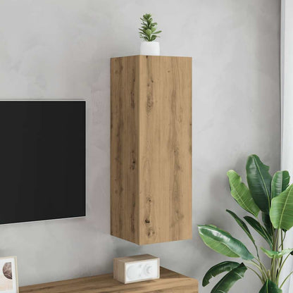 Mobile TV Rovere Artigianale 30,5x30x90 cm in Legno Multistrato - homemem39