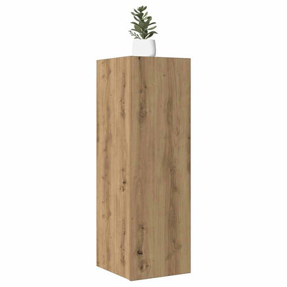 Mobili TV 2 pz Artigianale 30,5x30x90 cm Legno Multistrato