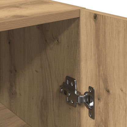 Mobili TV 2 pz Artigianale 30,5x30x90 cm Legno Multistrato