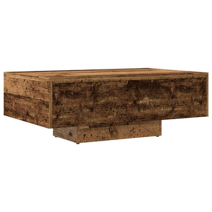 Tavolino da Salotto Legno Antico 85x55x31 cm Legno Multistrato | homemem39