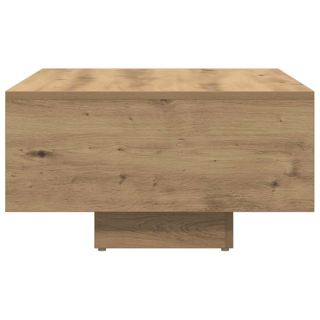 Tavolino Salotto Rovere Artigianale 85x55x31 cm in Truciolato | homemem39