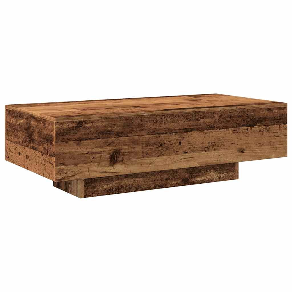 Tavolino Salotto Legno Antico 100x49,5x31 cm Legno Multistrato | homemem39
