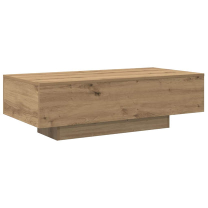 Tavolino Salotto Rovere Artigianale 100x49,5x31cm Multistrato | homemem39