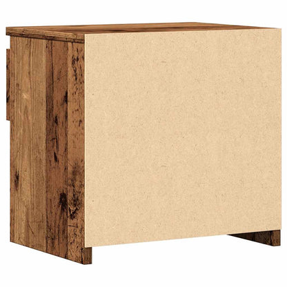 Comodino Legno Antico 40x30x39 cm in Legno Multistrato - homemem39