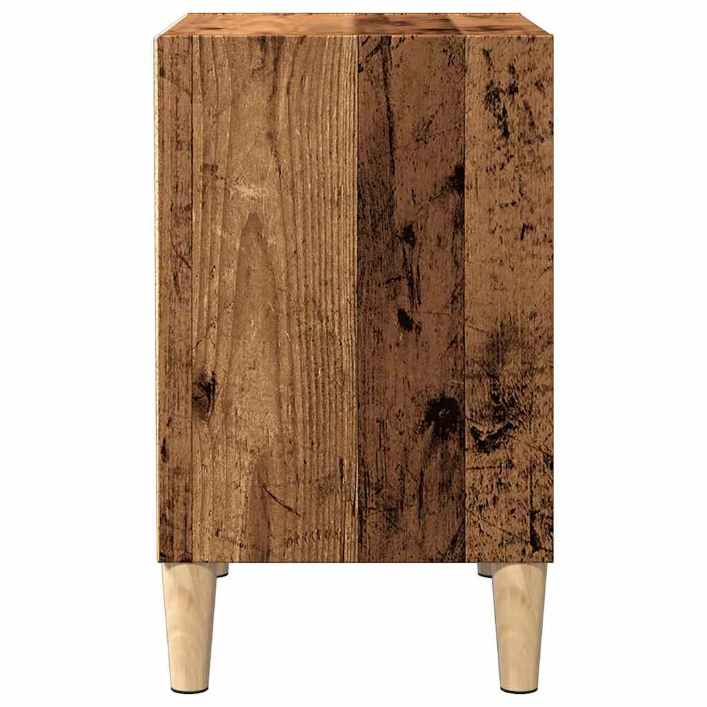 Comodino Legno Vecchio 40x30x50 cm in Legno Multistrato | homemem39