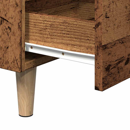 Comodino Legno Vecchio 40x35x69 cm in Legno Multistrato - homemem39
