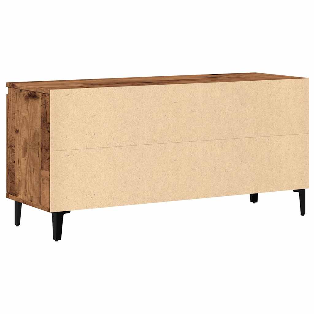 Mobile Porta TV Legno Antico 102x35x50 cm in Legno Multistrato - homemem39