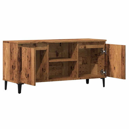 Mobile Porta TV Legno Antico 102x35x50 cm in Legno Multistrato - homemem39